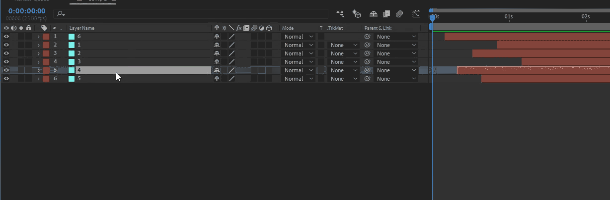 Sorting layers manually