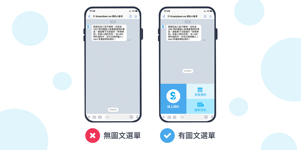 活用 LINE 官方帳號 2.0 圖文選單，引導客戶快速完成預約！