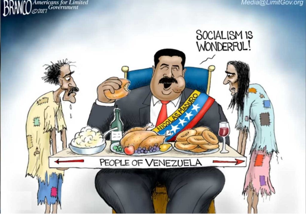 Famous BRANCO cartoon that describes socialism