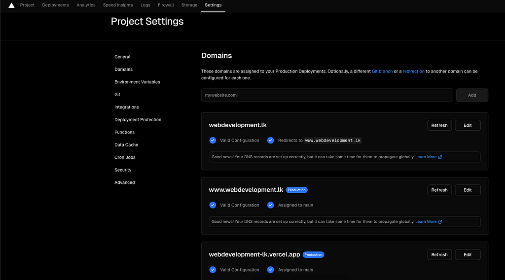 you can see now domain name servers propagated successfully