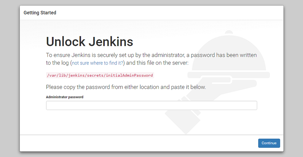 Getting Started Page for Jenkins