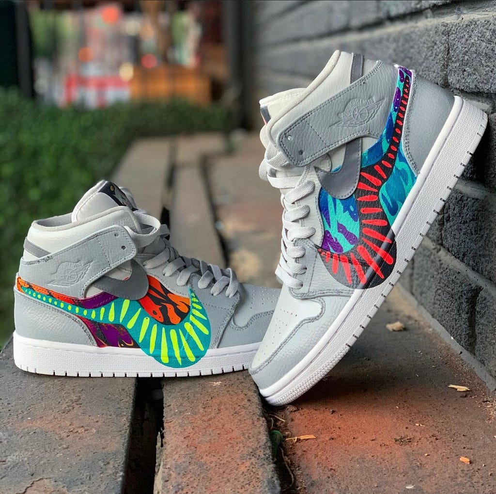 custom sneakers made by gatovalue