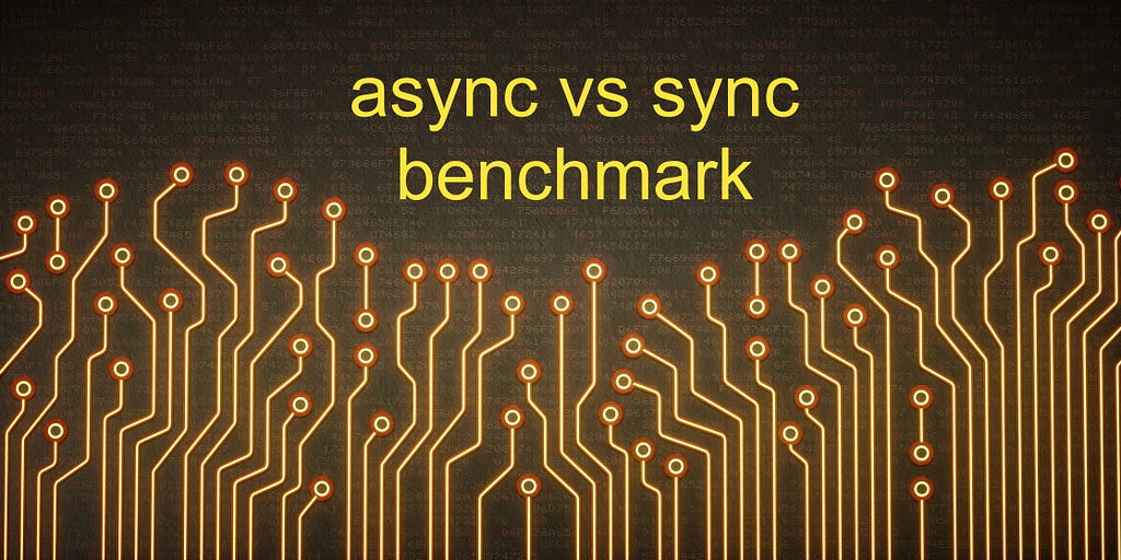 async vs. sync benchmark