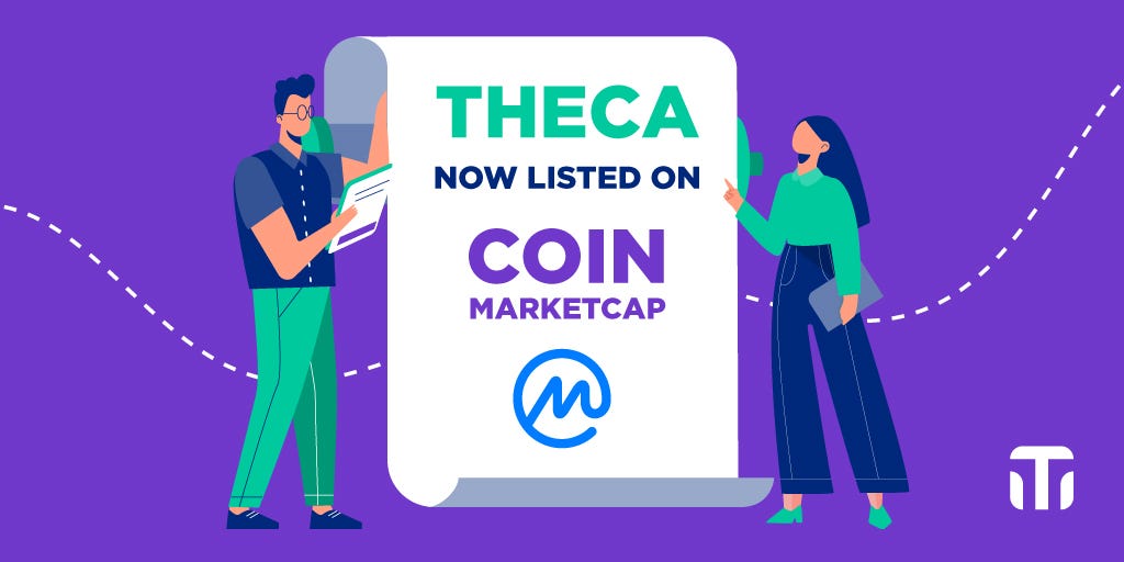 Theca is live on CoinMarketCap