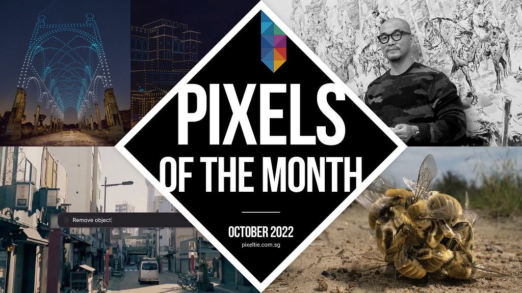 Pixels of the Month: Web Design meets eSports, Text-to-video tools and drones show