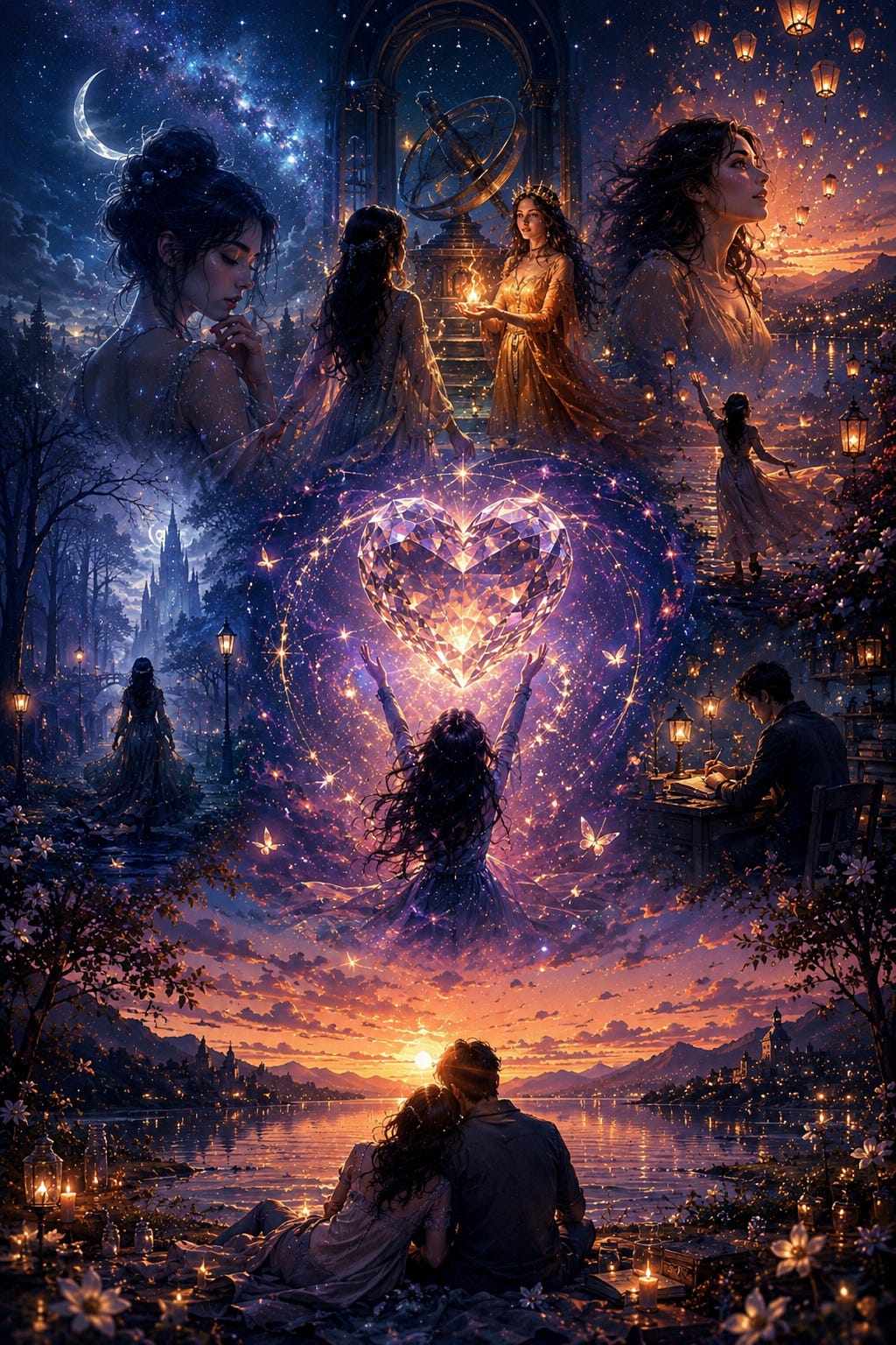 When the Moon Became a Diamond Heart When the Moon Became a Diamond Heart