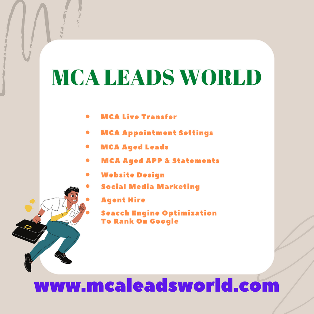 mca leads