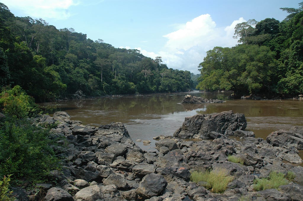 Chollet falls, Messok Dja forest, Republic of Congo