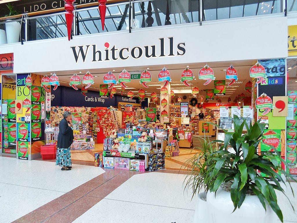 Discover Whitcoulls at Shore City Shopping Centre, Auckland
