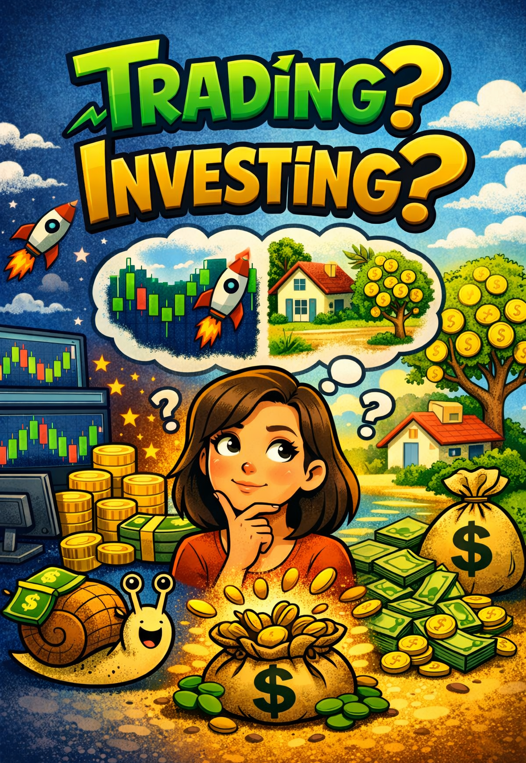 Trading or Investing? The Money-Breeding Solution