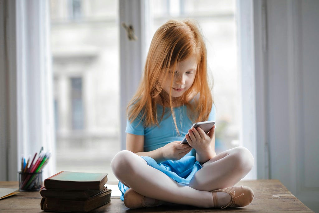 mobile usage in children