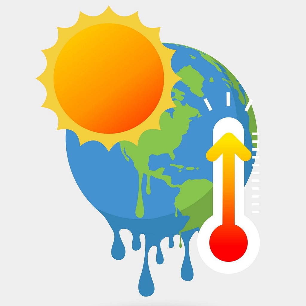 An image of the warming earth having a fever. Image Credit: Adobe Stock Images.