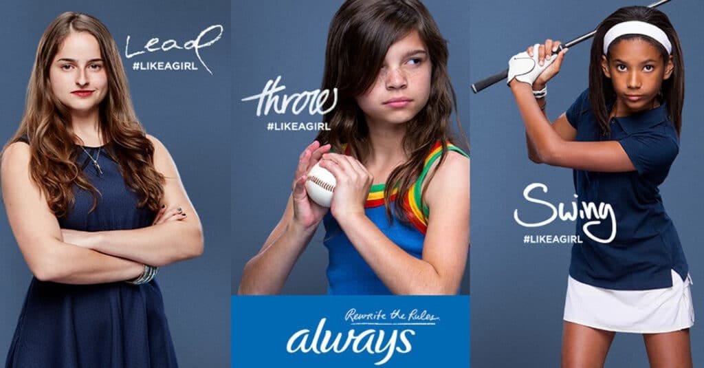 Like a girl campaign by always is another example of emotional selling in real life