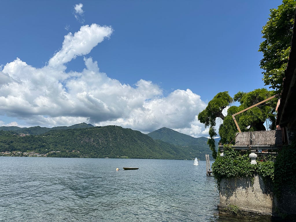 Lake view from Orta San Giulio