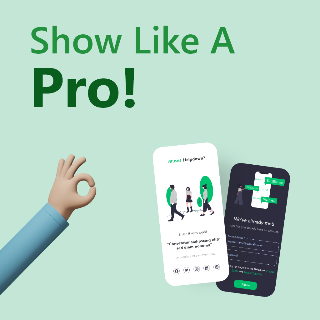 How to Show your Design Like a Pro?