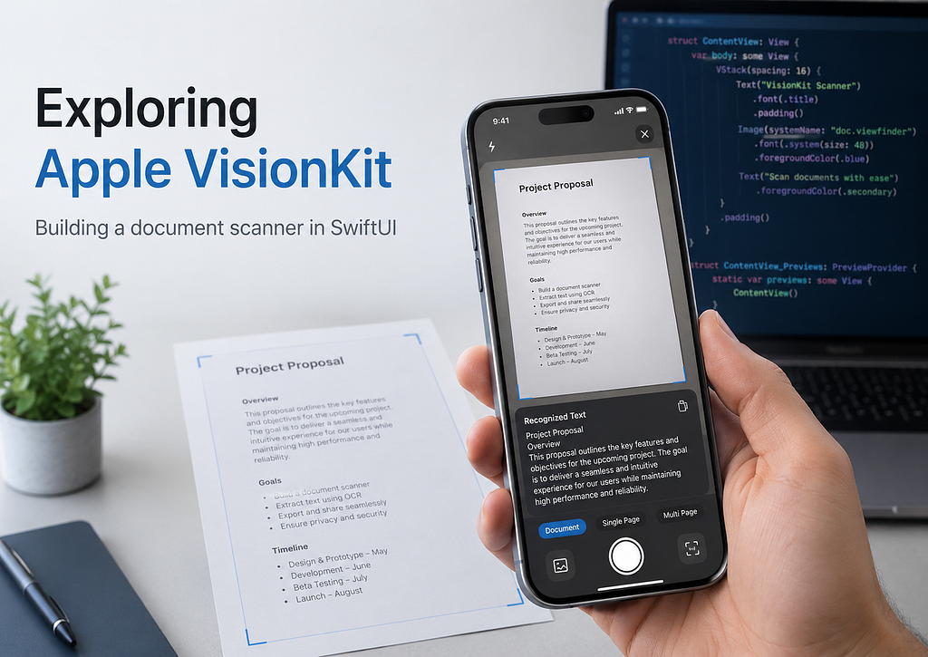 I Finally Tried Apple VisionKit: Building a Simple Document Scanner in SwiftUI