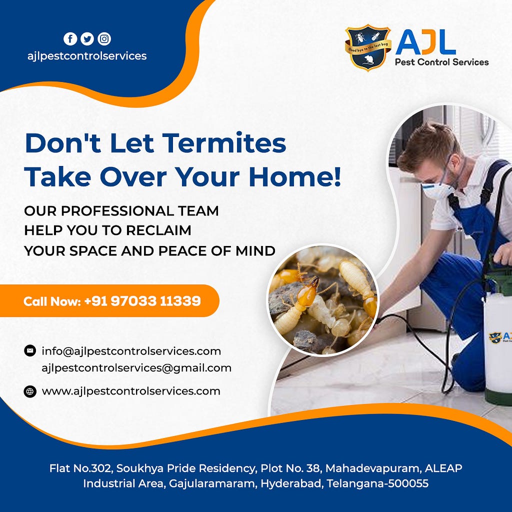 termite control services In Hyderabad by ajl pest control services