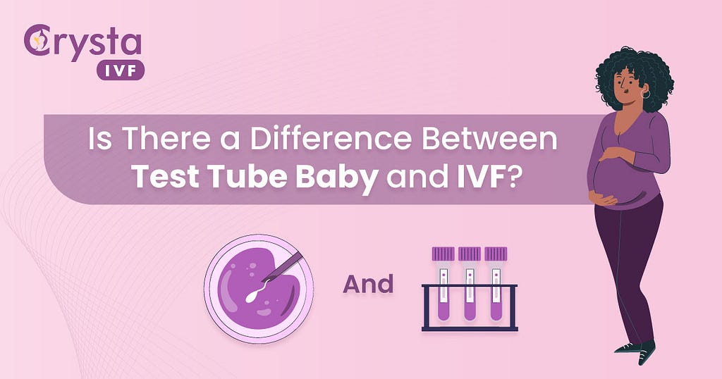 difference between test tube baby and IVF