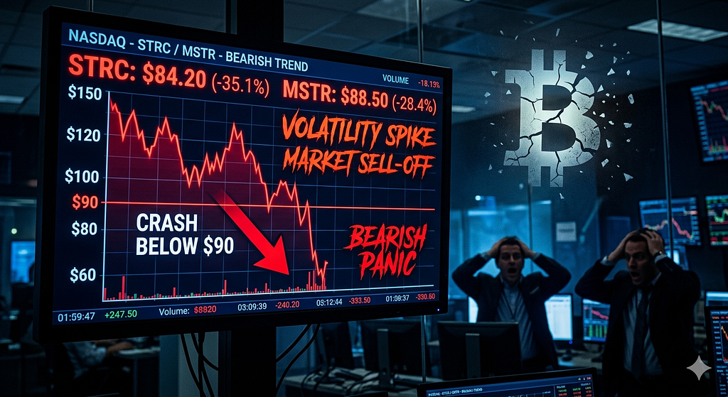 Strategy’s STRC Plunges as BTC Struggles at $64K
