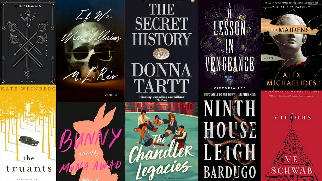 A collage of book covers mentioned in the article