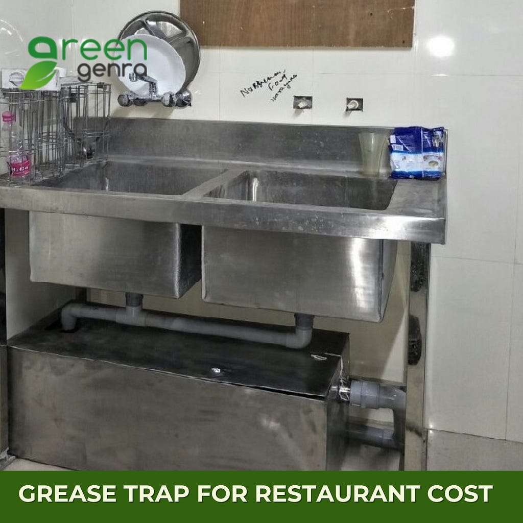 grease trap for restaurant cost