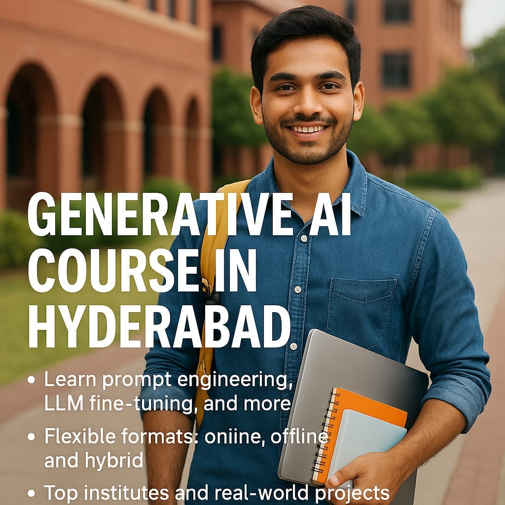 Why Hyderabad is Becoming a Hotspot for Generative AI Courses — And Why You Shouldn’t Miss Out