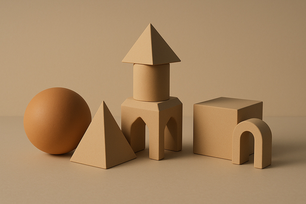 Image with primitive shapes.
