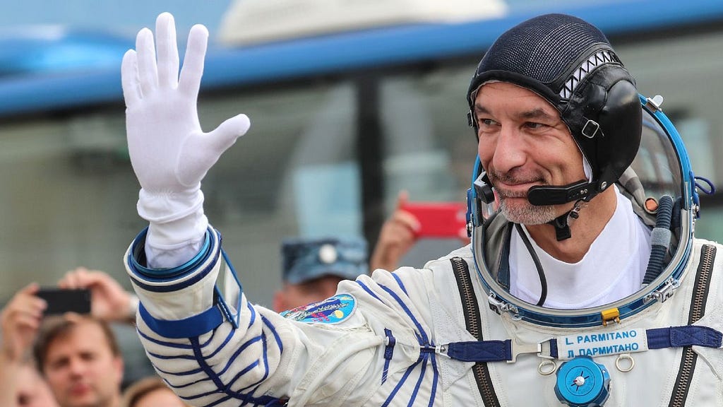 Italian astronaut Luca Parmitano will be cheering on his team from space.