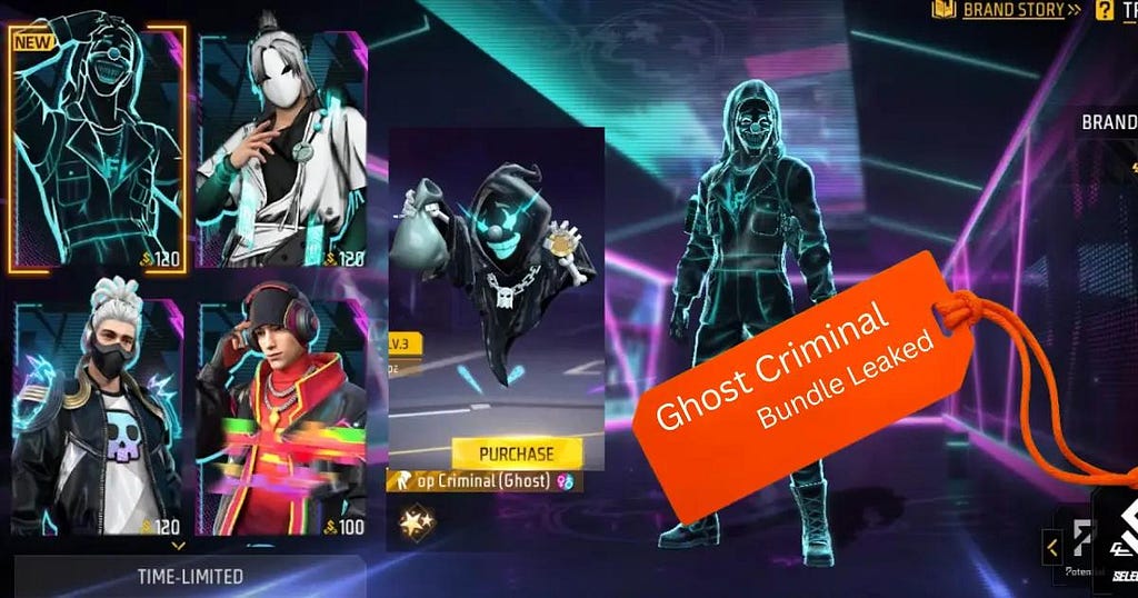 FF get Free Ghost Criminal Bundle