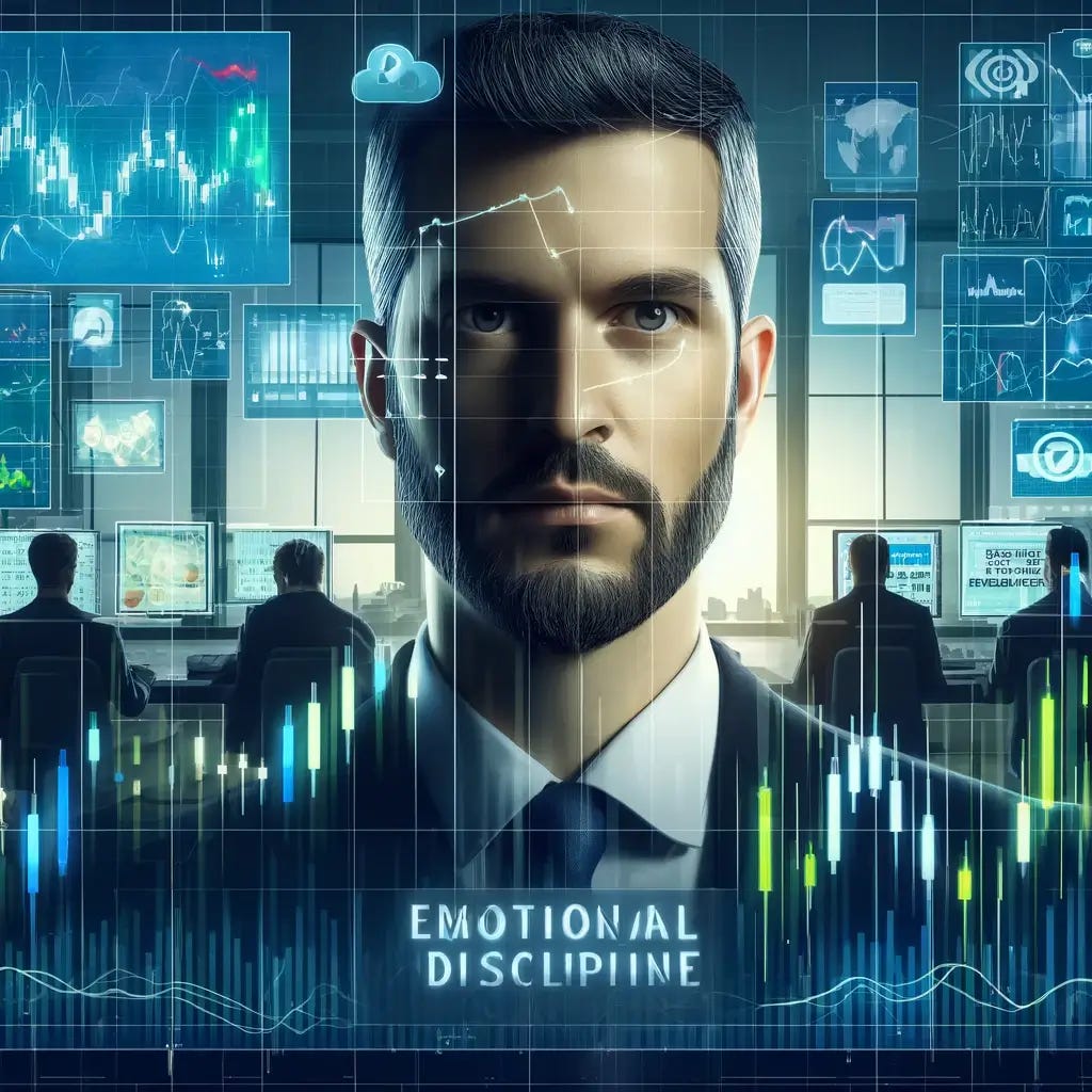 Image representing importance of emotional discipline in options trading psychology