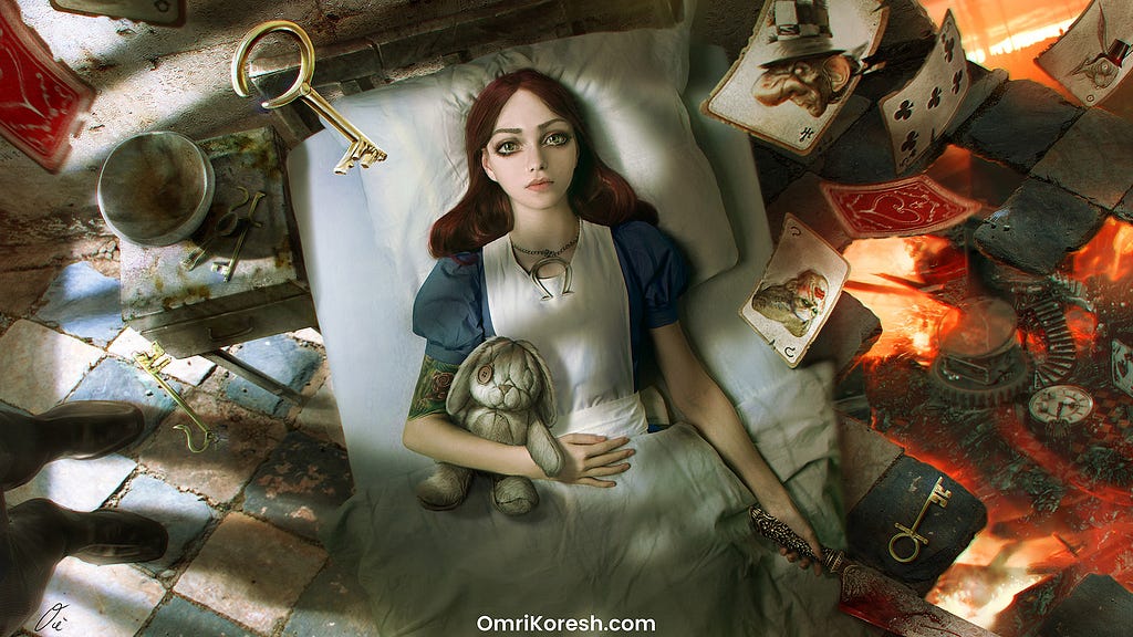 Alice Asylum Concept Art — OmriKoresh