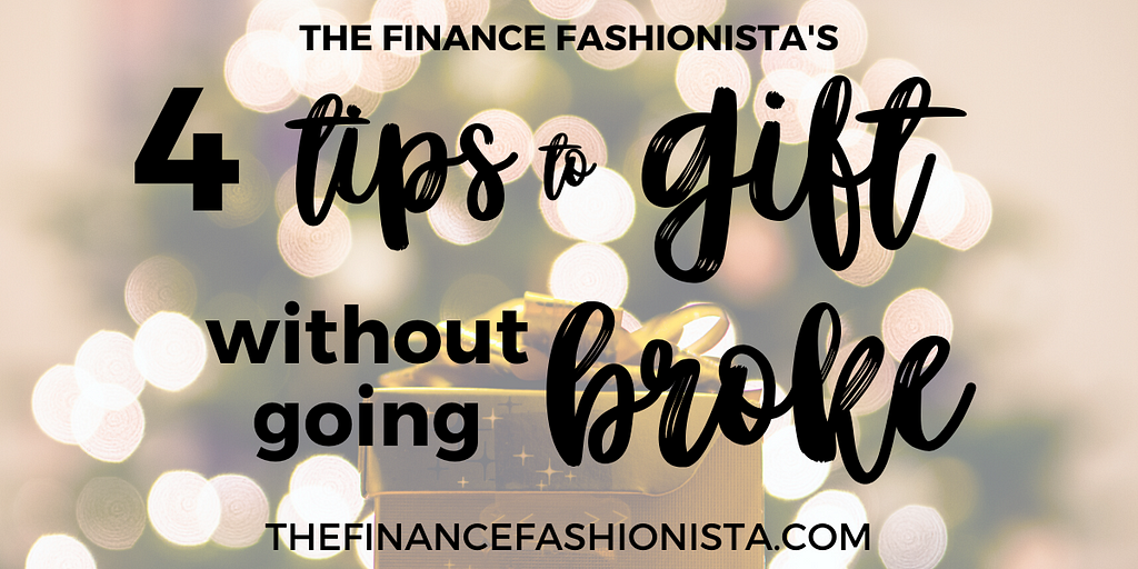 Cover image: 4 Tips to Gift Without Going Broke