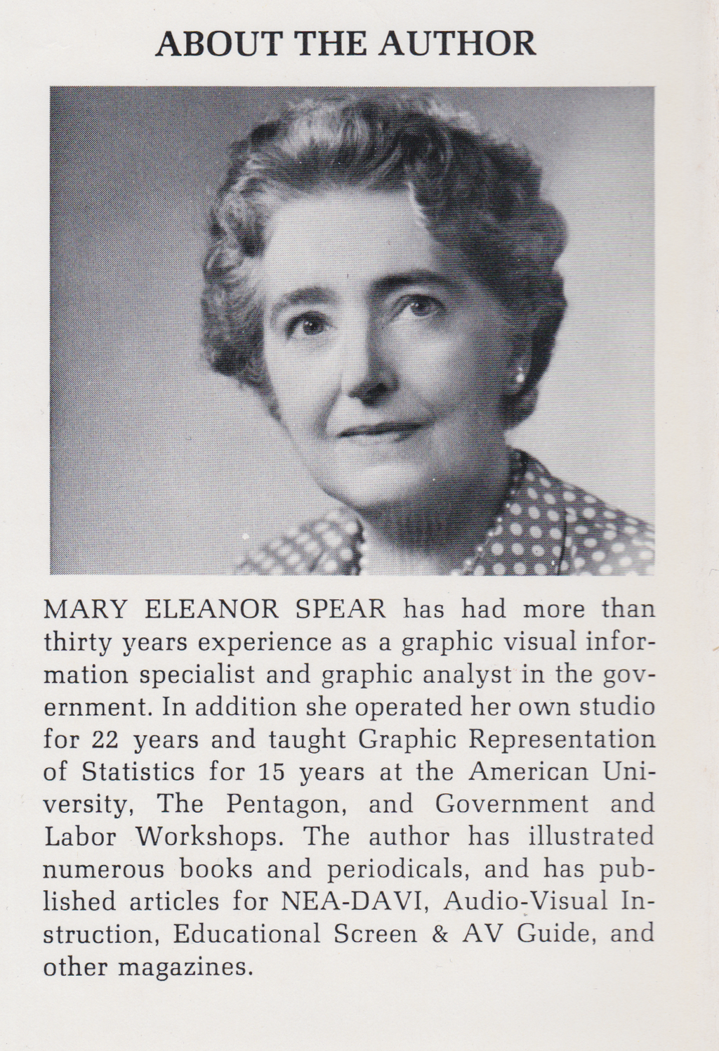 Mary Eleanor Spear dust jacket