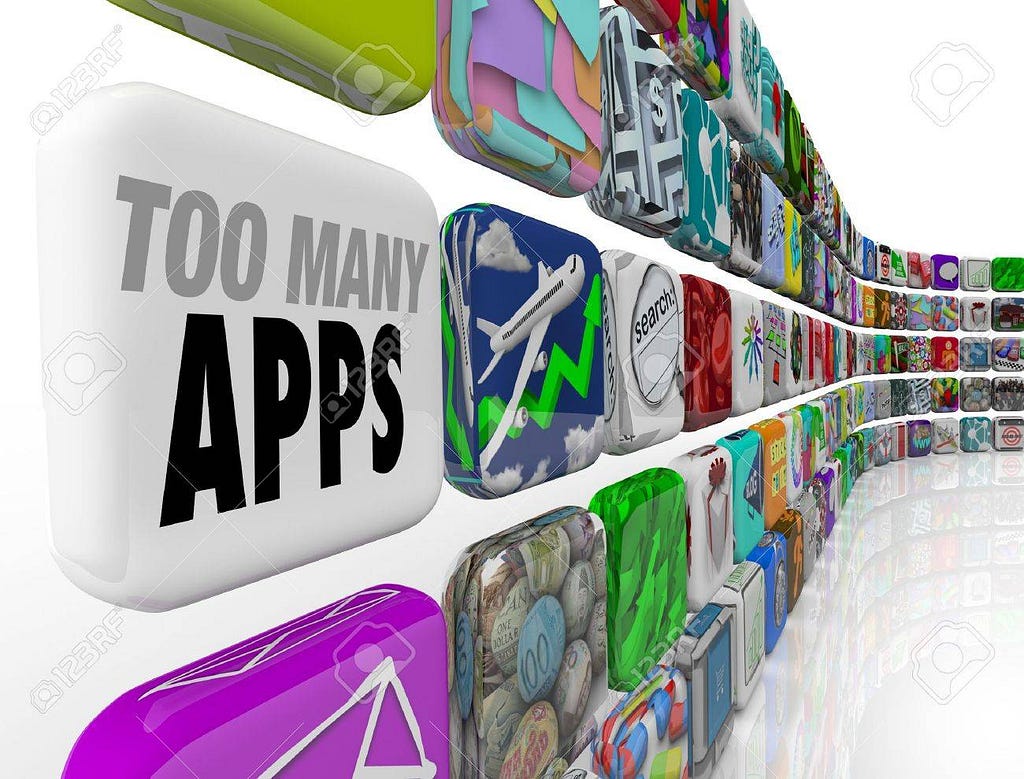 Too many apps in the world