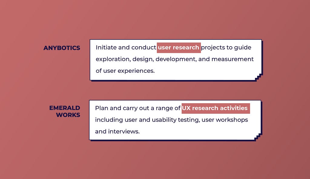 Anybotics and Emerald works look for User Research work from UX designers