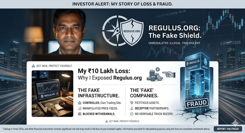 I Lost ₹10 Lakhs to Regulus.org — My Biggest Financial Mistake