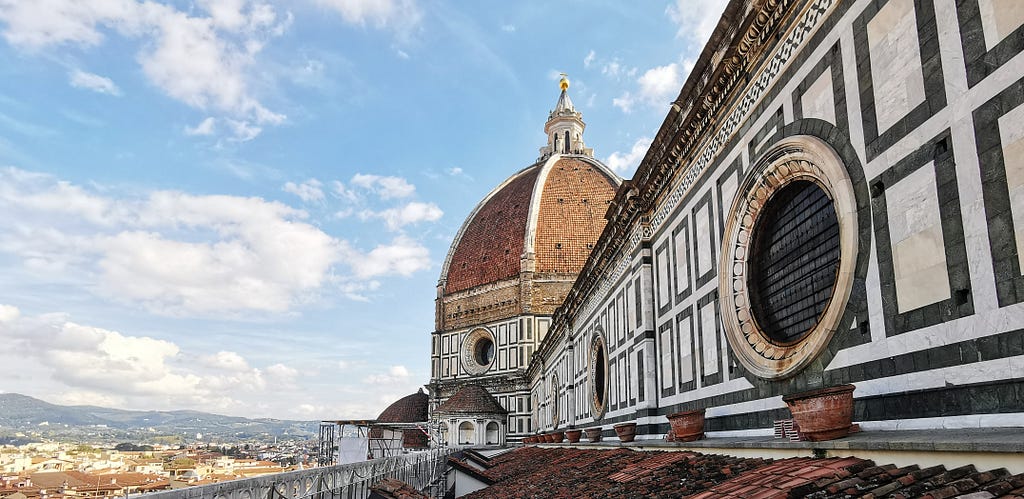 Cathedral of Santa Maria del Fiore, view from the roof terrace