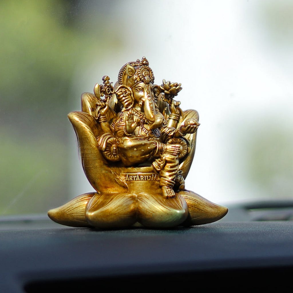 Ganesha Car dashboard