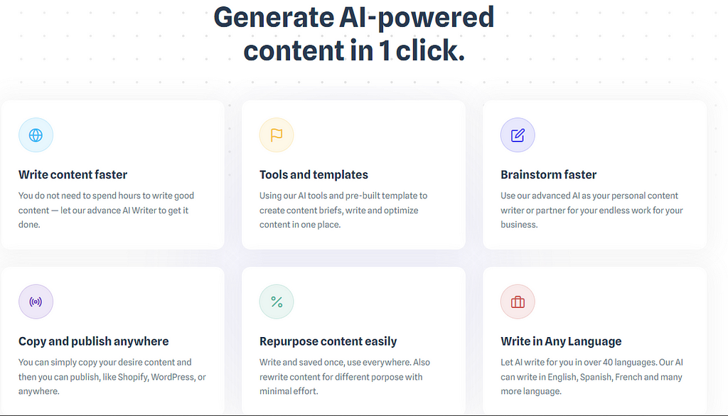 Features of BiCity AI