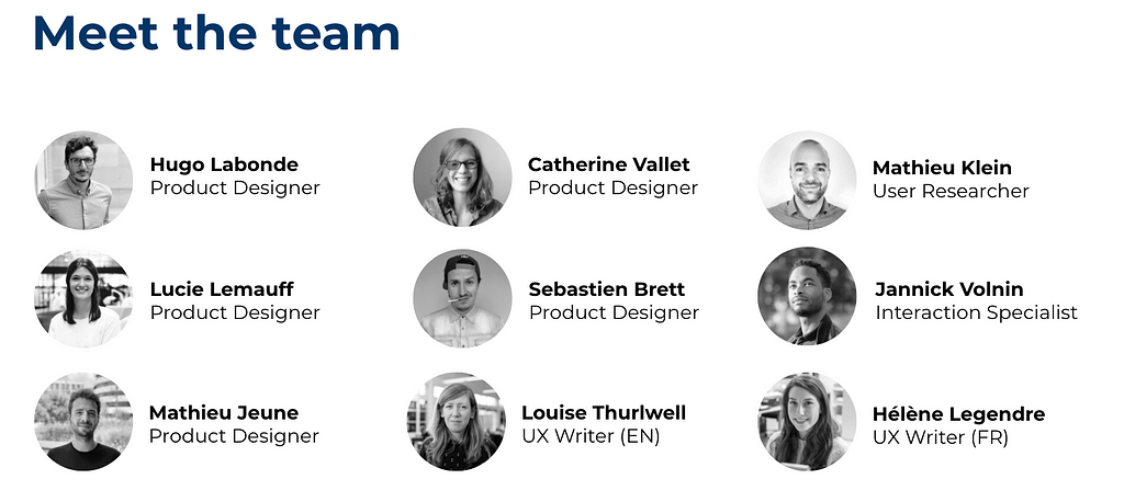 The Product Design team of OpenClassrooms