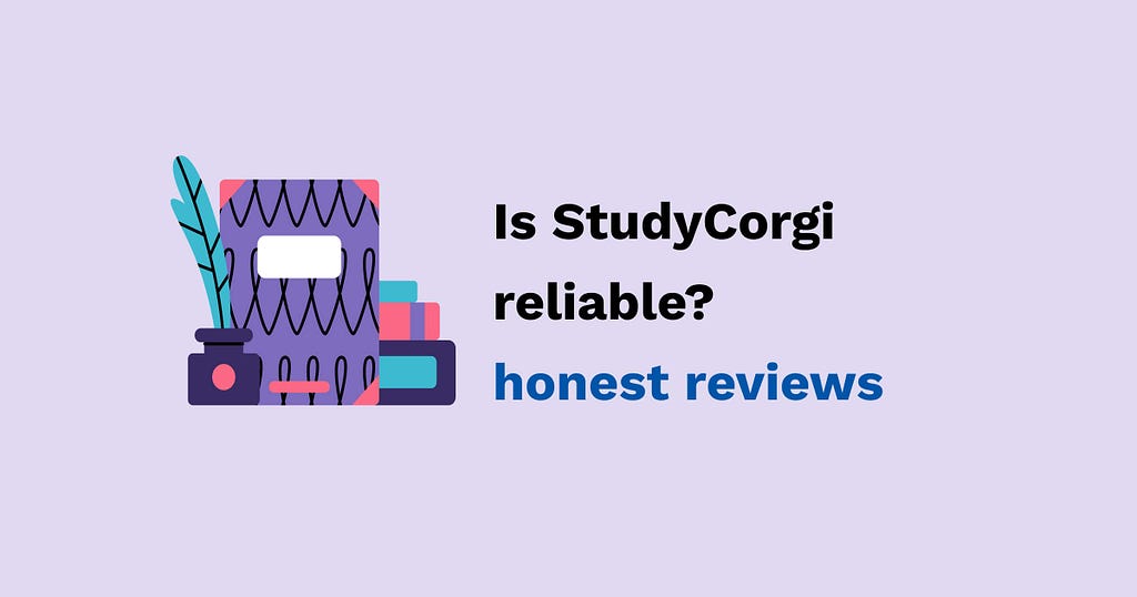 The picture illustrates an article with StudyCorgi reviews.