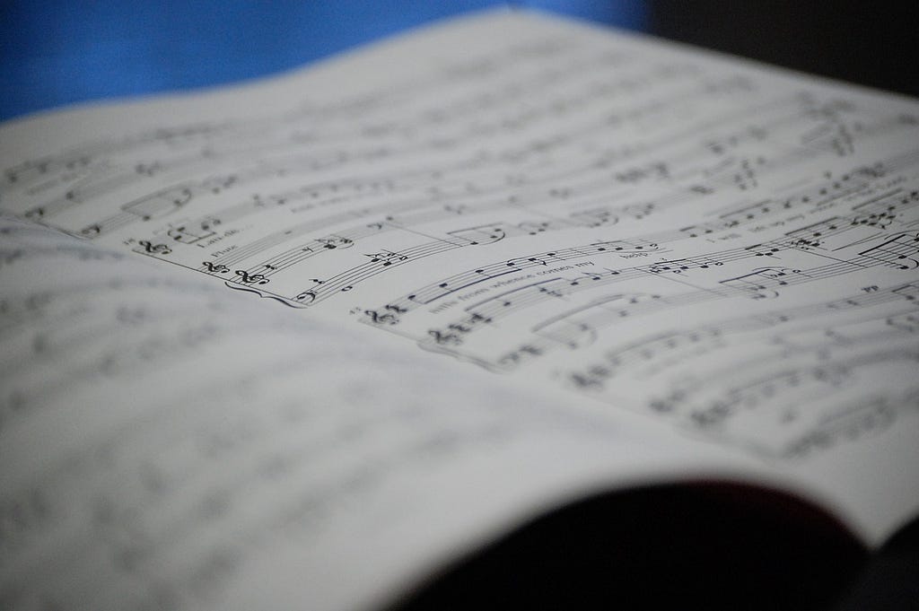 Sheet of music notation