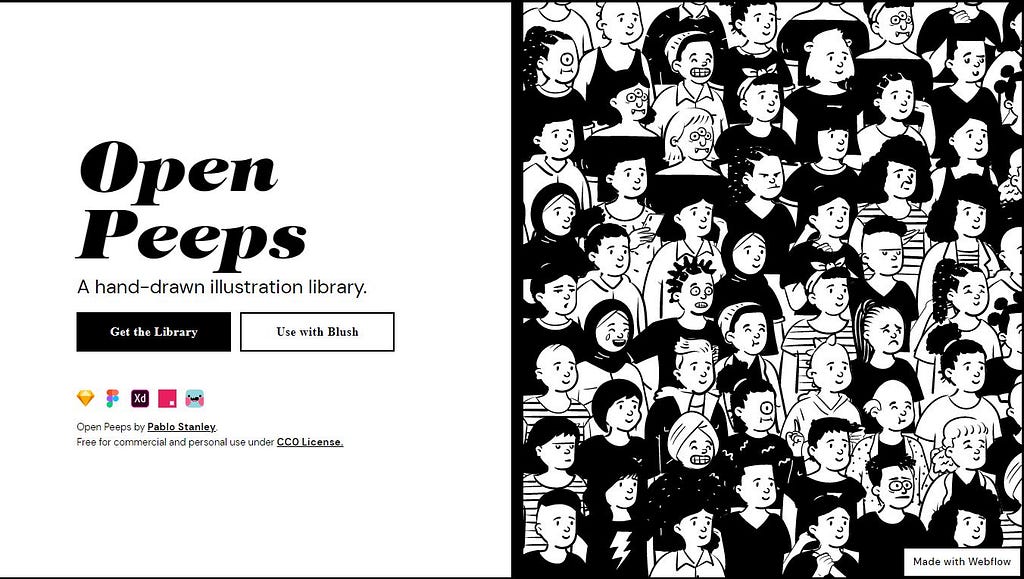 Openpeeps’ homepage