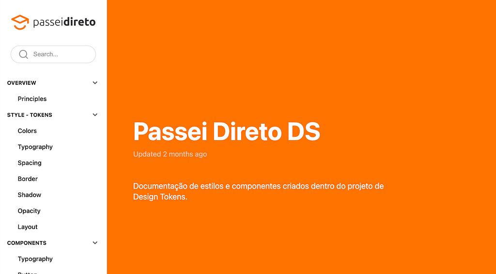 Print da página Passei Direto DS no Zero Height