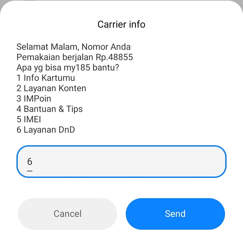 Cara Menghentikan Layanan Message Class 0 Pada Operator Indosat