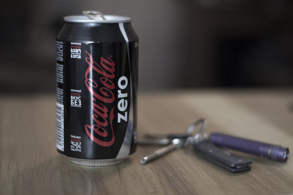 Enjoy a refreshing can of Coke Zero when breaking your fast.