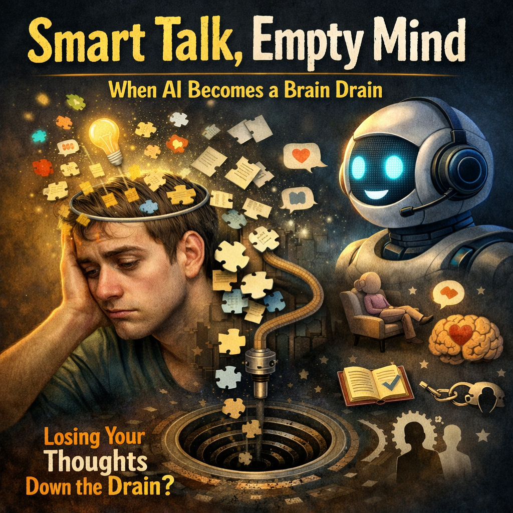 “Smart Talk, Empty Mind: When AI Becomes a Brain Drain”