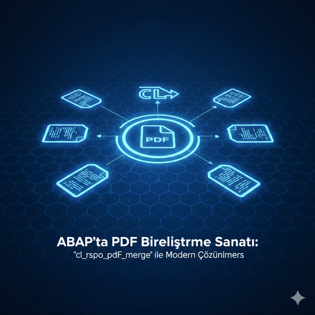 ABAP ile PDF Manipülasyonu: cl_rspo_pdf_merge Kullanarak Çoklu Format Birleştirme