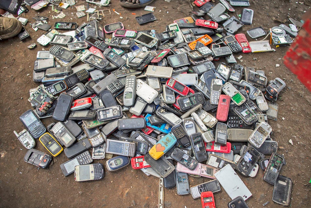 Smart-phone e-waste