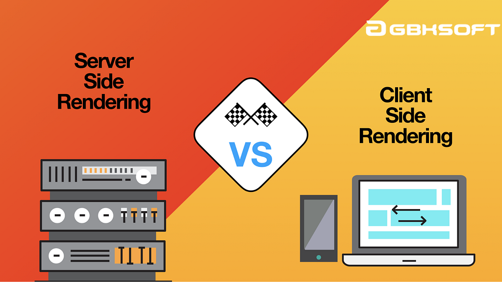 What is client side rendering and server side rendering ?